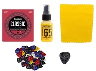 D'ADDARIO EJ27N + OLEJ DUNLOP + PRÍSLUŠENSTVO