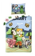 MINECRAFT POSTEĽNÁ SÚPRAVA 140x200 cm MLÁDEŽ ALEX STEVE CREEPER GAME MINECRAFT POSTEĽNÁ SÚPRAVA 140x200 cm MLÁDEŽ ALEX STEVE CREEPER GAME