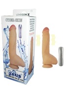 Cyberskin vibrátor na veľký penis - LoveClonex Zeus 9'