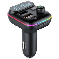 NABÍJAČKA 2xUSB + C FM BLUETOOTH 5.0 MP3 VYSIELAČ NABÍJAČKA 2xUSB + C FM BLUETOOTH 5.0 MP3 VYSIELAČ