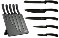 Kuchynské NOŽE Súprava 5 nožov MAGNETICKÝ BLOK