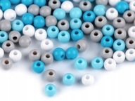 GULIČKOVÉ KORÁLKY 3mm MIX MODRÁ bl. 20g cca 700ks GULIČKOVÉ KORÁLKY 3mm MIX MODRÁ bl. 20g cca 700ks