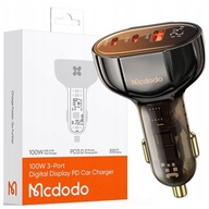 MCDODO AUTONABÍJAČKA USB/USB-C PD 100W LCD