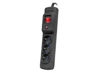 Armac Multi M3 predlžovací kábel 3m 3x PL čierny Armac Multi M3 predlžovací kábel 3m 3x PL čierny