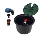 Studňa na prívod vody s 3/4" ventilom, zelená Studňa na prívod vody s 3/4" ventilom, zelená