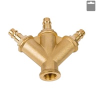Pneumatický krížový kus GW 3/8" sada 3 zástrčiek Pneumatický krížový kus GW 3/8" sada 3 zástrčiek