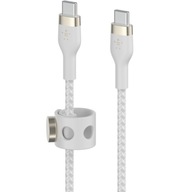 Kábel Belkin Boost Pro Flex USB-C na USB-C 60W, 3m