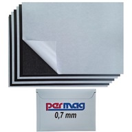 Magnetická fólia PERMAG 0,7 s lepidlom A4 - 10 ks. Magnetická fólia PERMAG 0,7 s lepidlom A4 - 10 ks.