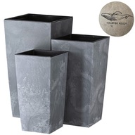 BALKÓNOVÉ KVETINÁČE S VLOŽKOU DO ZÁHRADNÉHO BETONU IMITÁCIA SADA KVETINÁČOV X3 BALKÓNOVÉ KVETINÁČE S VLOŽKOU DO ZÁHRADNÉHO BETONU IMITÁCIA SADA KVETINÁČOV X3