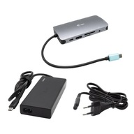 USB-C HDMI / VGA LAN SD dokovacia stanica 77W napájací adaptér