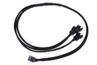 Phobya rozbočovač 3x 4pin PWM 60cm čierny Phobya rozbočovač 3x 4pin PWM 60cm čierny