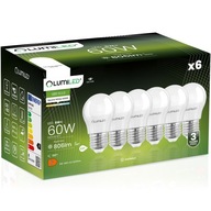 6x E27 P40 LED žiarovka MALÁ GUĽA 8W = 60W 4000K Neutrálna farba LUMILED 6x E27 P40 LED žiarovka MALÁ GUĽA 8W = 60W 4000K Neutrálna farba LUMILED
