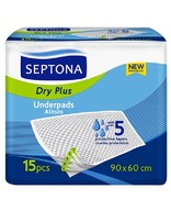 Podložky Septona Dry Plus Podložky podložky 90x60, 15 kusov Podložky Septona Dry Plus Podložky podložky 90x60, 15 kusov