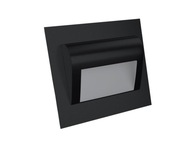 CORO ČIERNA SCHODISKOVÉ OSVETLENIE LED SVETLO 230V WW CORO ČIERNA SCHODISKOVÉ OSVETLENIE LED SVETLO 230V WW