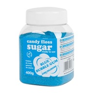 Farebný cukor do cukrovej vaty s modrou príchuťou