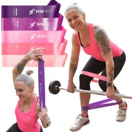 PÁSKY NA CVIČENIE sada 5 pások miniband fitness gumičky protiprúdové gumičky slučky PÁSKY NA CVIČENIE sada 5 pások miniband fitness gumičky protiprúdové gumičky slučky