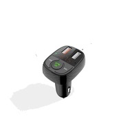 Devia FM transmitter Smart black MP3 2USB QC 3.0+