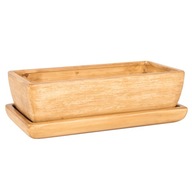 Keramický hrniec na kaktus 27cm svetlo hnedá ec Keramický hrniec na kaktus 27cm svetlo hnedá ec