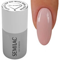 Semilac Top No Wipe Real Color pre hybridný lak na nechty bez umývania 7 ml Semilac Top No Wipe Real Color pre hybridný lak na nechty bez umývania 7 ml