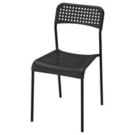 Jedálenská stolička IKEA ADDE ČIERNA