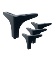 Moderný trojuholník nábytková noha 10 cm, čierna Moderný trojuholník nábytková noha 10 cm, čierna