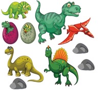 Magnety na chladničku DINOSAURS rex SET Magnety na chladničku DINOSAURS rex SET