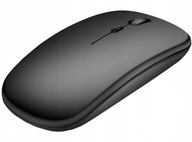TICHÁ BEZDRÔTOVÁ MYŠ BLUETOOTH 2,4G OPTICKÝ SENZOR 1600 DPI ČIERNA TICHÁ BEZDRÔTOVÁ MYŠ BLUETOOTH 2,4G OPTICKÝ SENZOR 1600 DPI ČIERNA