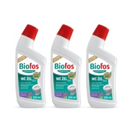 3 x WC gél Bio 500 ml, Biofos PROFESSIONAL