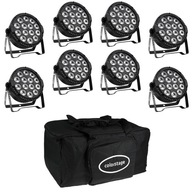 8X COLORSTAGE ZEN PAR LED RGBW SET 14x10 NOVINKA 8X COLORSTAGE ZEN PAR LED RGBW SET 14x10 NOVINKA