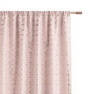 Hotový záves do izbičky Glammy 140x250 s ružovou tunelovou žabkou Hotový záves do izbičky Glammy 140x250 s ružovou tunelovou žabkou