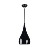 STRUHM Čierna závesná lampa JUSTA BLACK E27 03264 STRUHM Čierna závesná lampa JUSTA BLACK E27 03264
