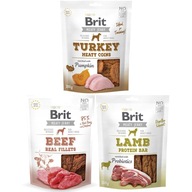 Brit JERKY MIX pamlsky pre psov 3x200g Brit JERKY MIX pamlsky pre psov 3x200g