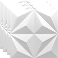 NÁstenné PANELY BIELE 3D KAZETY SMARAGDOVÉ 1m2 NÁstenné PANELY BIELE 3D KAZETY SMARAGDOVÉ 1m2