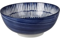 Miska na šalát, porcelánová misa 20 cm, modrý vzor