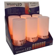 ELEKTRICKÁ SVIEČKOVÁ VLOŽKA LED LIVING FLAME EFEKT VLOŽKY do sviečok 6 ks ELEKTRICKÁ SVIEČKOVÁ VLOŽKA LED LIVING FLAME EFEKT VLOŽKY do sviečok 6 ks
