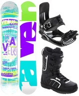 Snowboardový set RAVEN Venus 144cm