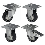 Sada 4 kolies, kolieska 50mm, nosnosť 160kg Sada 4 kolies, kolieska 50mm, nosnosť 160kg