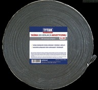Zvukovo izolačná páska PE 50mm/3mm/30m TITANIUM
