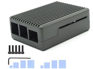 Hliníkové puzdro pre Raspberry Pi 4 s chladičmi Hliníkové puzdro pre Raspberry Pi 4 s chladičmi