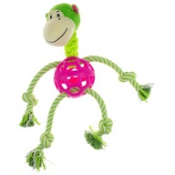 Hračka pre psa MASCOT, lano, pískadlo, AŻURKA Hračka pre psa MASCOT, lano, pískadlo, AŻURKA