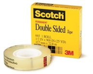3M Scotch 665 obojstranná lepiaca páska 12mm x22,8m
