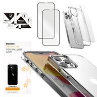 Puzdro GoZen pre iPhone 12/ 12 Pro Clear Case + 2x sklo