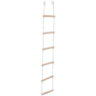 Drevený lanový rebrík na detské lezenie