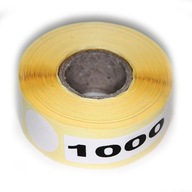 Páska na otvory po guľkách, priemer 20 mm, biela - 1000 PLN. ks