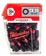Shockwave CD TX15 bit 25mm 25ks. Milwaukee