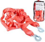 ŤAŽNÉ LANO 3T 3000KG 4M ELASTICKÉ S HÁKMI ŤAŽNÉ LANO 3T 3000KG 4M ELASTICKÉ S HÁKMI