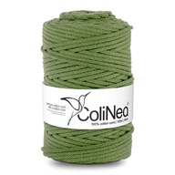 Colinea String sa preplietla pre makramu 100% bavlnu, 5 mm 100 m, pistácio Colinea String sa preplietla pre makramu 100% bavlnu, 5 mm 100 m, pistácio