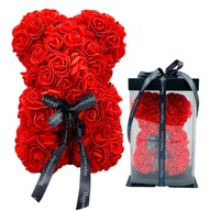 MEDVEĎ S RUŽAMI DARČEK NA VALENTÍNA + KRABIČKA ZADARMO MEDVEĎ S RUŽAMI DARČEK NA VALENTÍNA + KRABIČKA ZADARMO