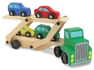 Hračky pre deti Drevené nákladné auto s ťahákom