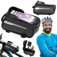 Taška na rám bicykla Malá taška na bicykel Držiak telefónu so štítom Taška na rám bicykla Malá taška na bicykel Držiak telefónu so štítom